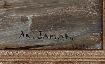 Vroeg kunstwerkj van de Belgische schilder Armand Jamar kopen