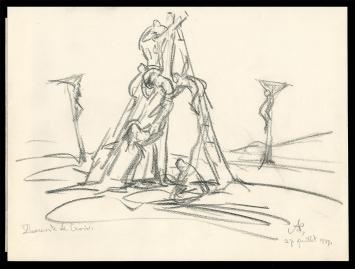 Tekening van de Belgische kunstschilder Armand Jamar kopen