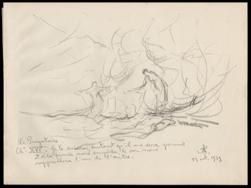 Potloodtekening van de Belgische kunstenaar Armand Jamar kopen