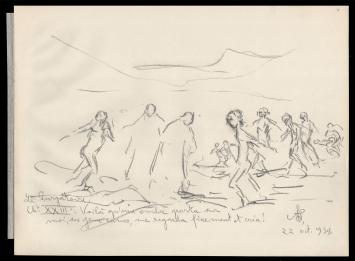 Tekening van de Belgische kunstenaar Armand Jamar kopen