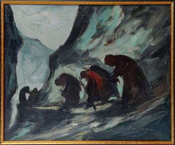 Le Purgatoire, kunstwerk van A. Jamar