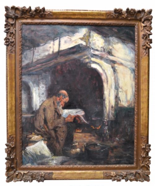 Schilderij van de Belg Armand Jamar