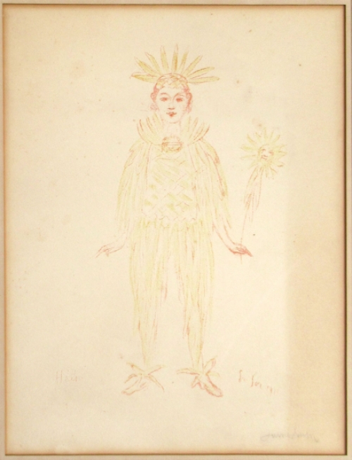 Gesigneerd litho van James Ensor uit 1911