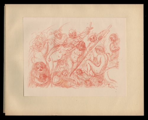 Litho uit 1921 van James Ensor kopen
