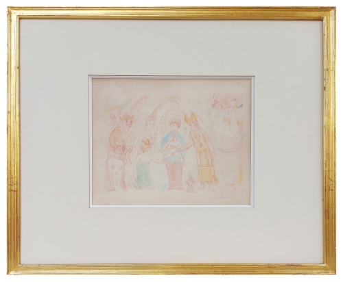 Gesigneerde litho uit 1921 van James Ensor kopen
