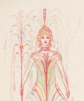 Litho uit 1929 van James Ensor uit La Gamme d'Amour