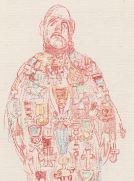 Litho uit 1929 van James Ensor uit La Gamme d'Amour