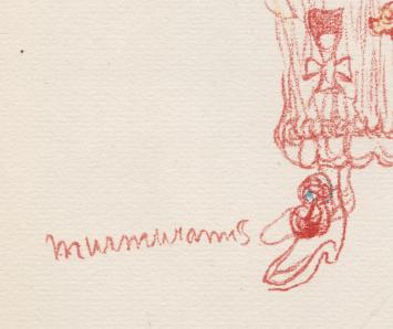 Litho van La Gamme d'Amour van James ensor