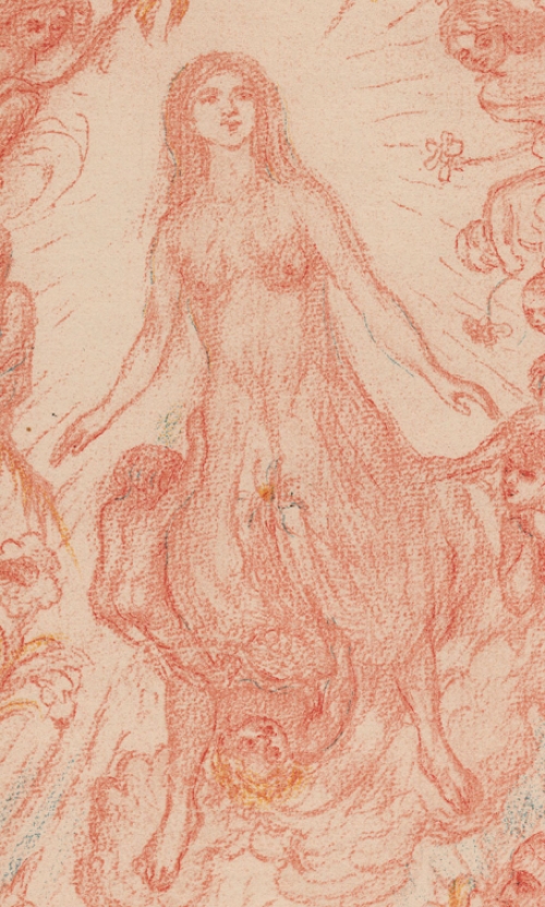 Gekleurde litho van James Ensor uit Scènes de la vie du Christ