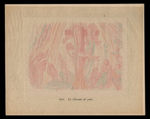 Scènes de la vie du Christ: XXIV La Descente de croix 1921 262/275