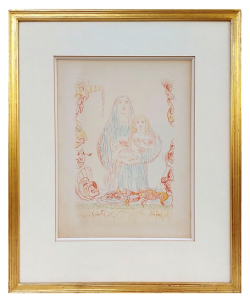 Litho uit 1929 van James Ensor kopen