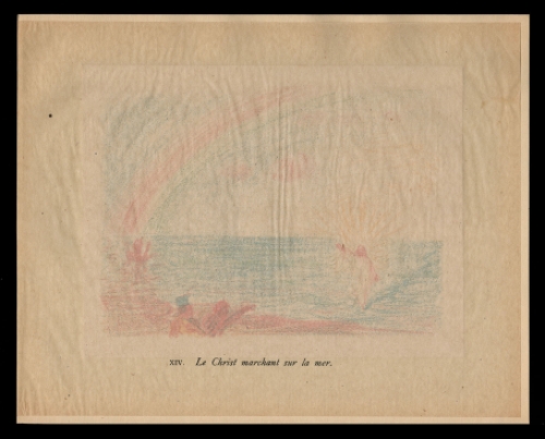 Scènes de la vie du Christ: XIV. Le Christ marchant sur la mer  1921 262/275