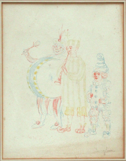 Litho van James Ensor uit 1911