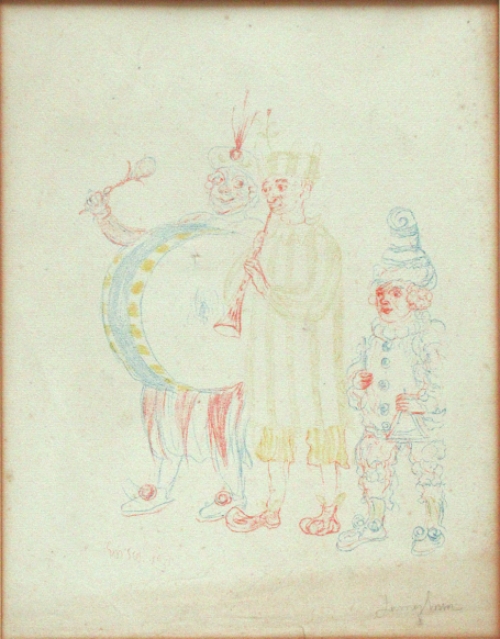 De muzikanten van James Ensor uit 1911