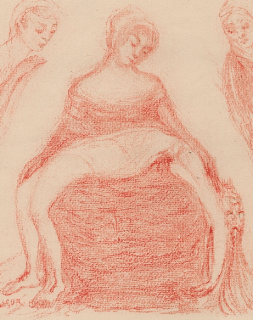 Le Christ sur les genoux de sa mère