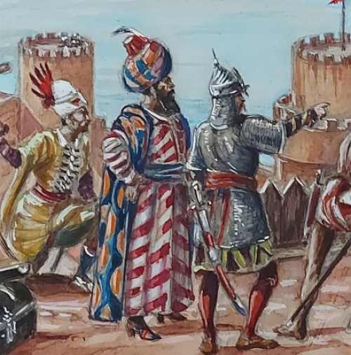 1e chromo van de reeks: De Turkse blokkade