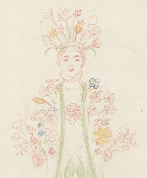 Litho uit 1929 van James Ensor uit La Gamme d'Amour kopen