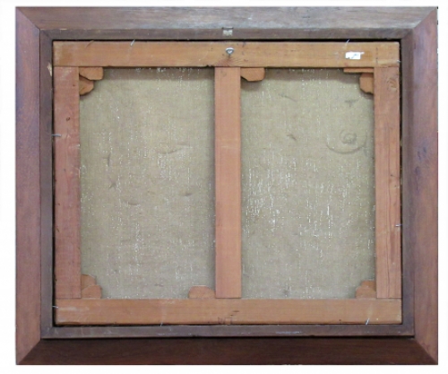 Straatgezicht in de herfst