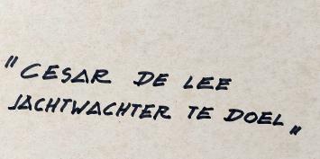Cesar De Lee, de jachtwachter