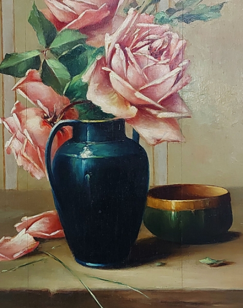 Jan Deckers met een stilleven