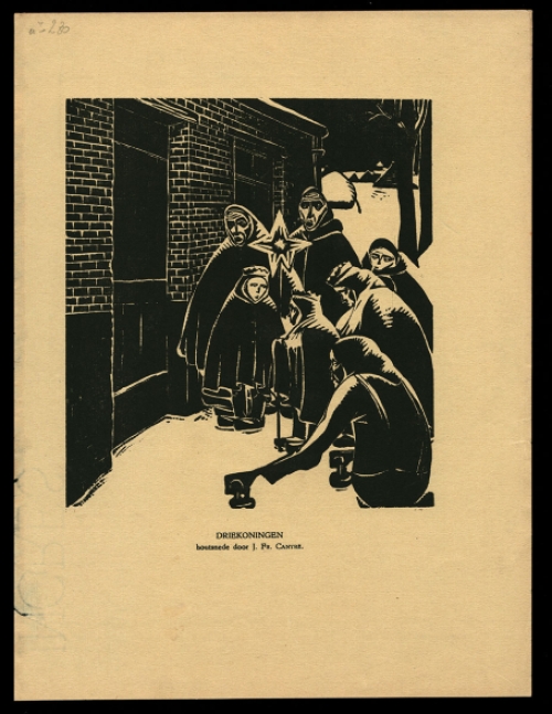 Houtsnede van Jan Frans Cantré kopen