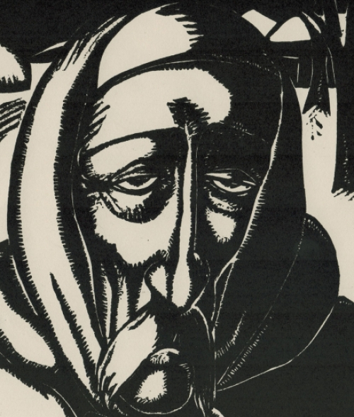 Kunstwerkje op papier van Jan Frans Cantré