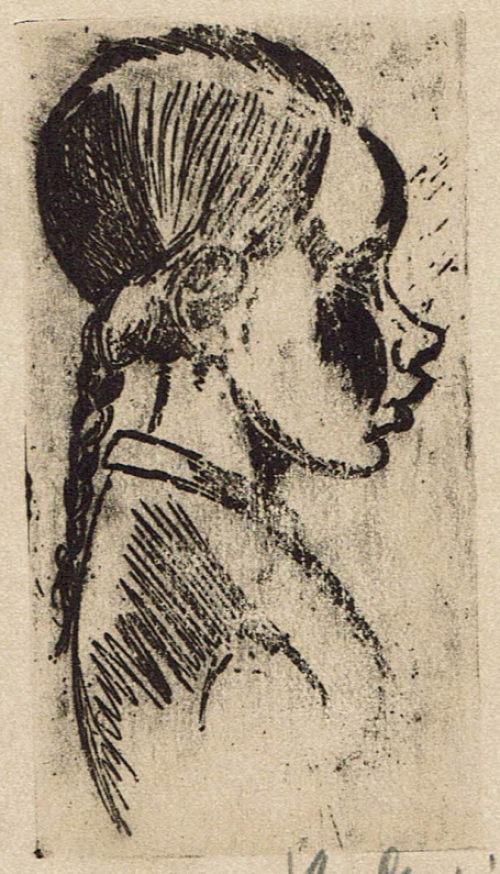 Ets van de Belgische kunstenaar Jan Frans Cantré uit Gent