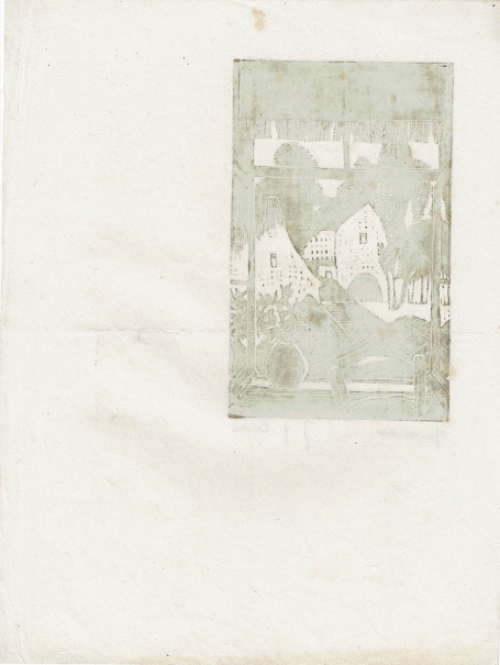 houtdruk: Open venster