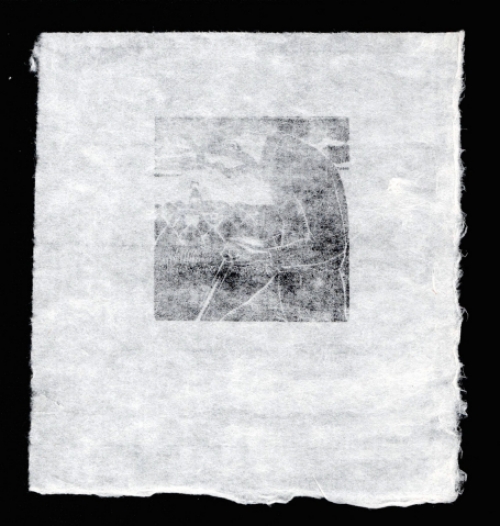 Woodcut van de Belgische kunstenaar Jan Frans Cantré uit Gent