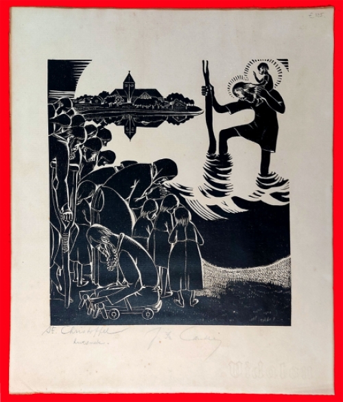 houtdruk Jan Frans Cantré kopen