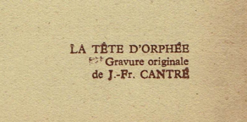 Gravure van de Gentse kunstenaar Jan Frans Cantré 