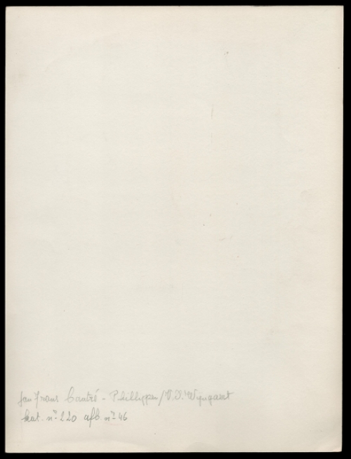 Kunstwerkje op papier van Jan Frans Cantré