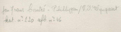 Houtsnede van de Belgische kunstenaar Cantré