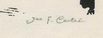 Belgische kunstenaar Jan Frans Cantré