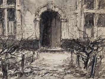 Aquarel geschilderd door Jan Kennis