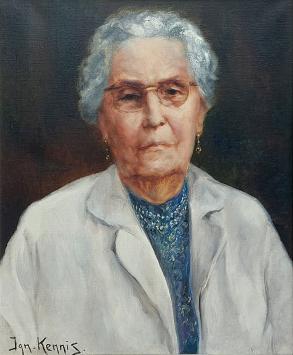 Schilderij portret geschilderd door Jan Kennis