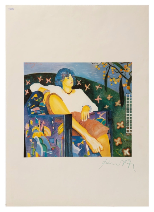Screenprint uit 1981 van Jan Leenknegtr kopen