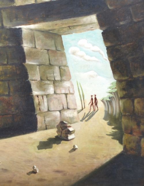 Schilderij van Jan Mulder Belgische kunstenaar