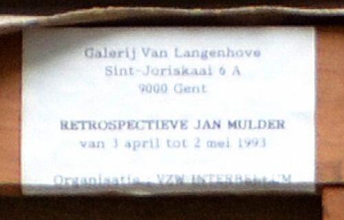 Jan Mulder zijn schilderij in het graf