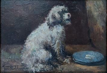 Schilderij van de Belgische kunstenaar Jan Stobbaerts