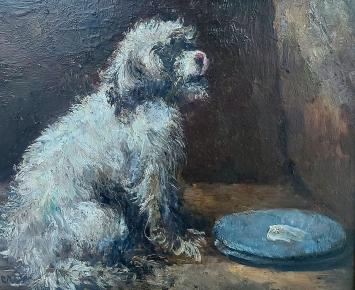 Hondje van de schilder Jan Stobbaerts