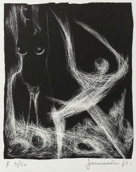 Kunstwerk van Jan Vaerten, abstract grafisch kunstwerk