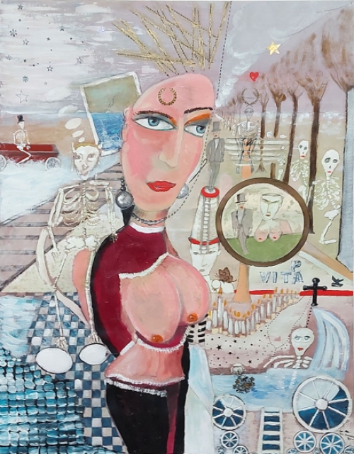 Schilderij van de Belgische schilder Jan Van Den Driessche kopen