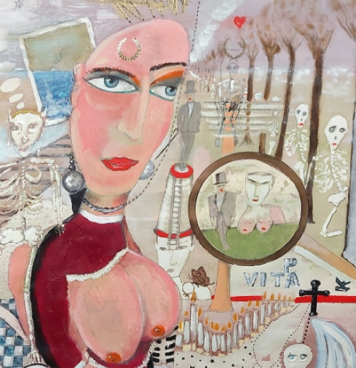 Schilderij van de Belgische kunstschilder Jan Van Den Driessche