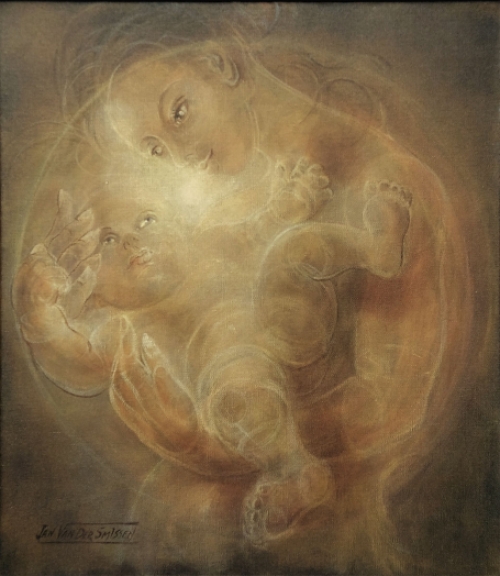 Jan Van der Smissen met geborgenheid uit 1980