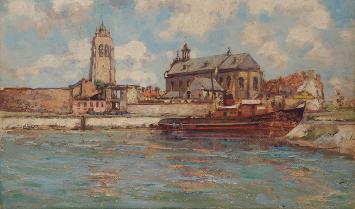 Schilderij van de Brusselse kunstenaar Jan Van Looy