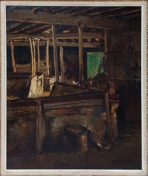 Ingekaderd schilderij van Jan Van Looy