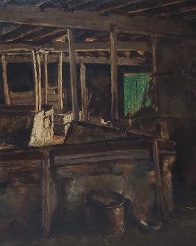 Schilderij van de Brusselse kunstenaar Jan Van Looy