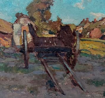 Schilderij van de Brusselse kunstenaar Jan Van Looy