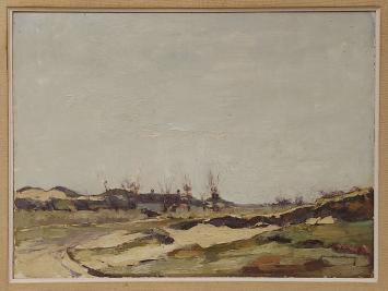 De duinen, schilderij van Jan Van Looy